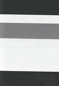 Закрытые рулонные шторы день-ночь Салерно, серый 2002 купить в Протвино с доставкой